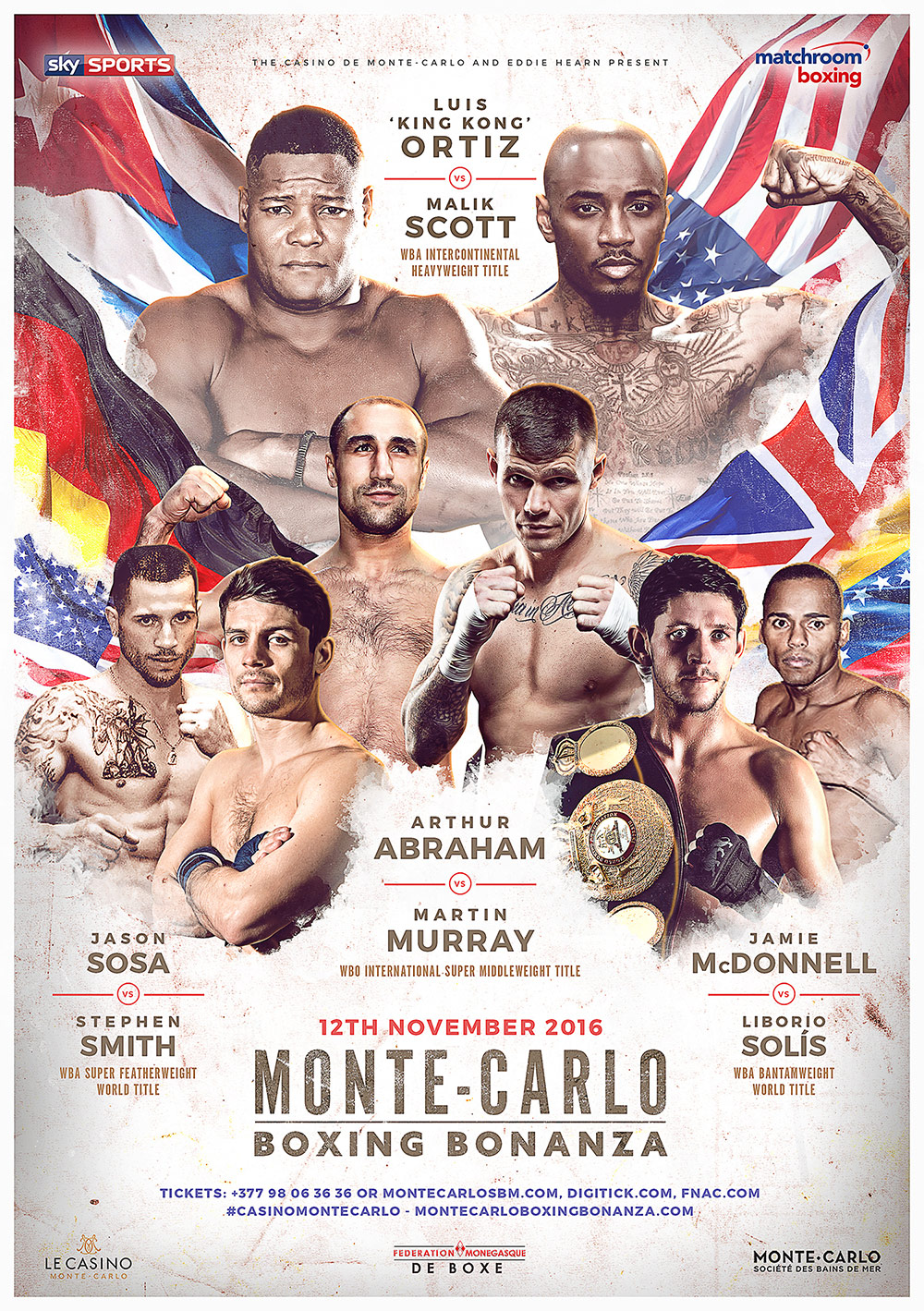 poster for monte carlo boxing bonanza