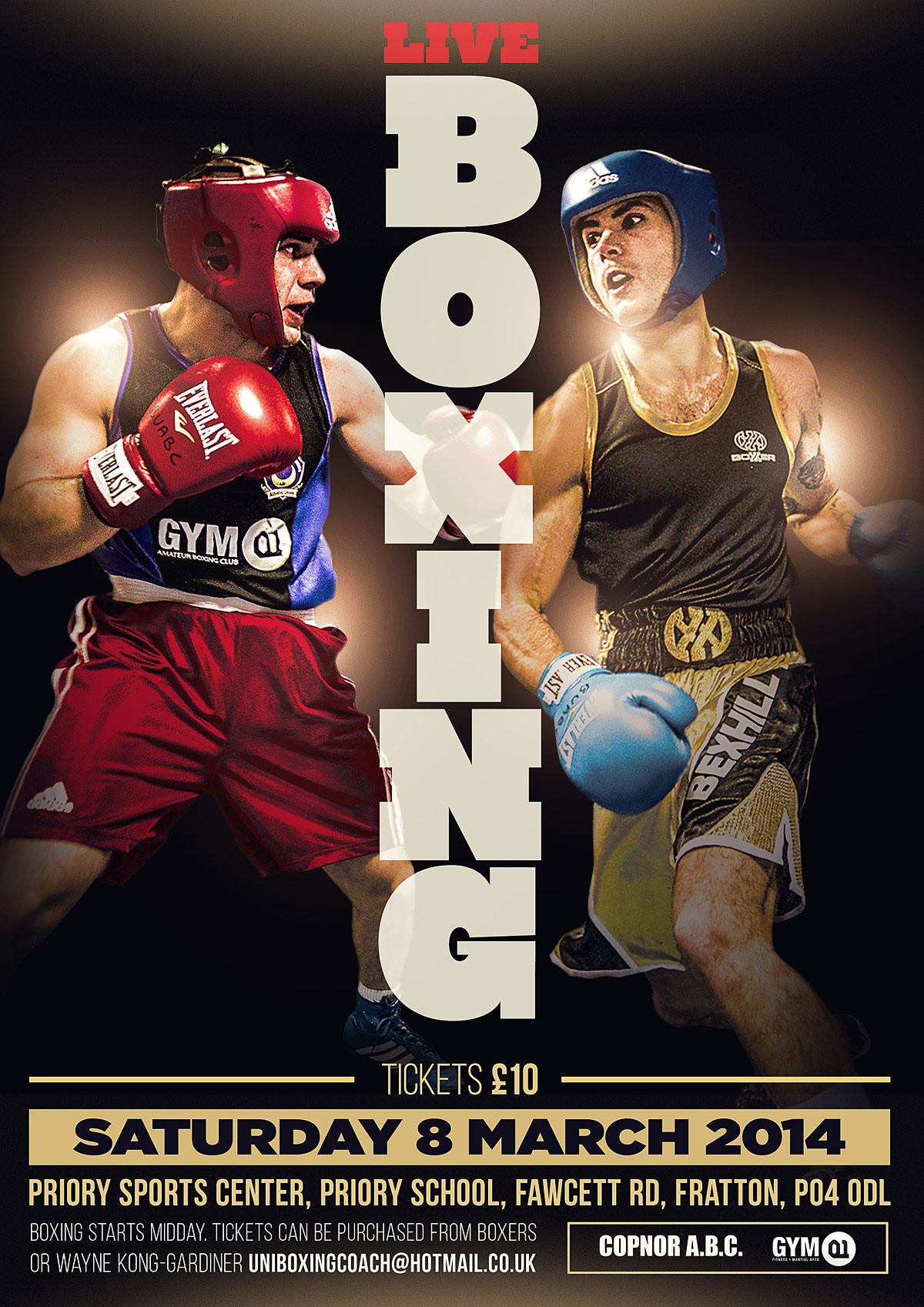 boxing poster design