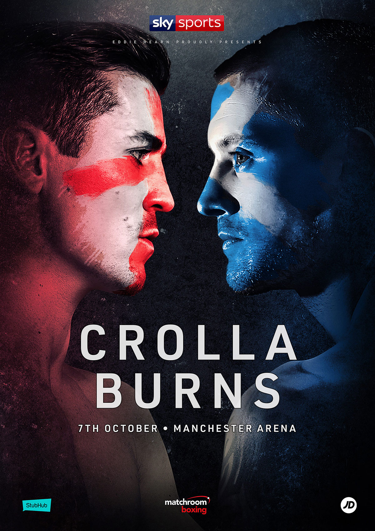 poster for Manchester's Ant Crolla's fight against Scotland's Ricky Burns