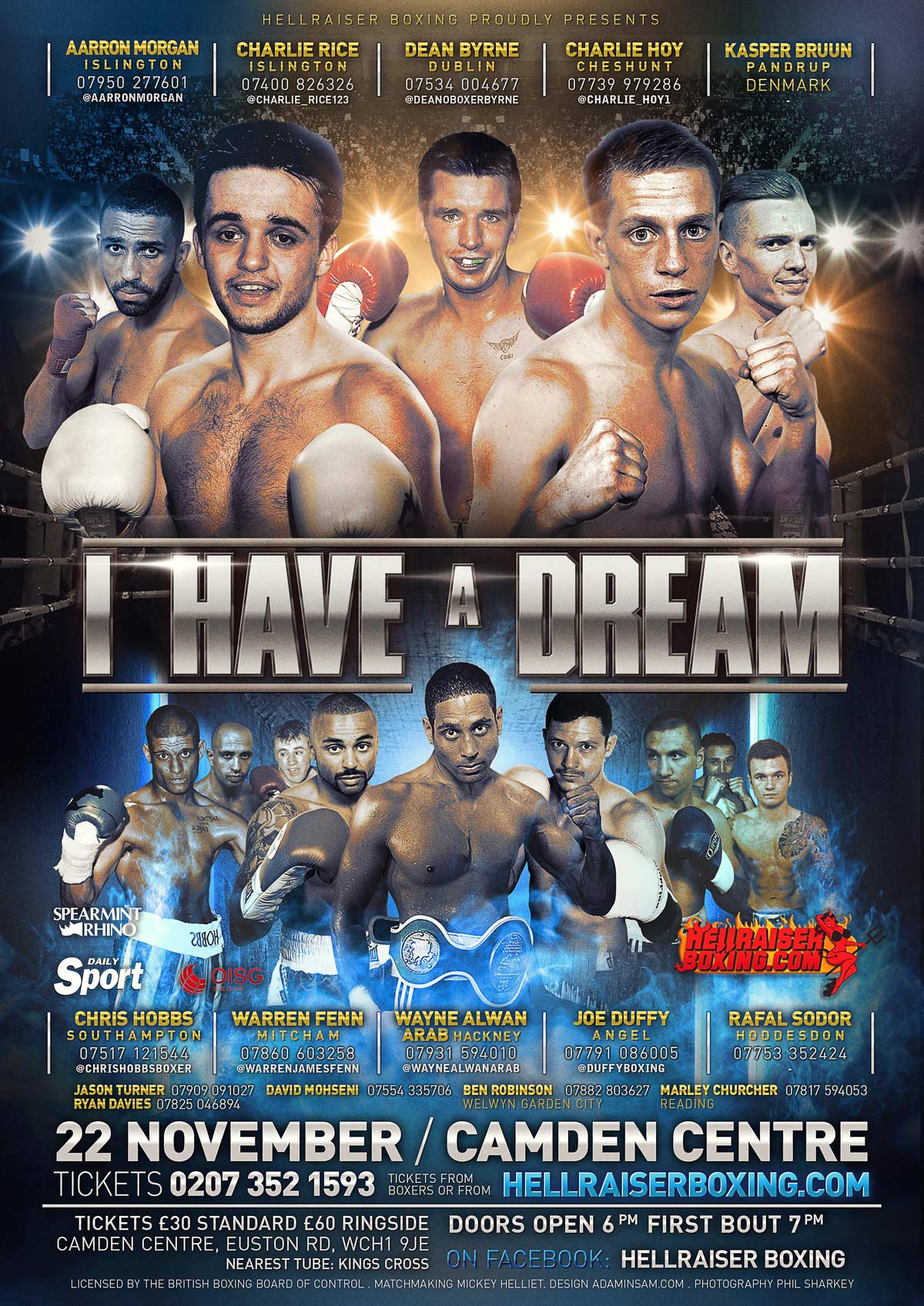 dream boxing poster design