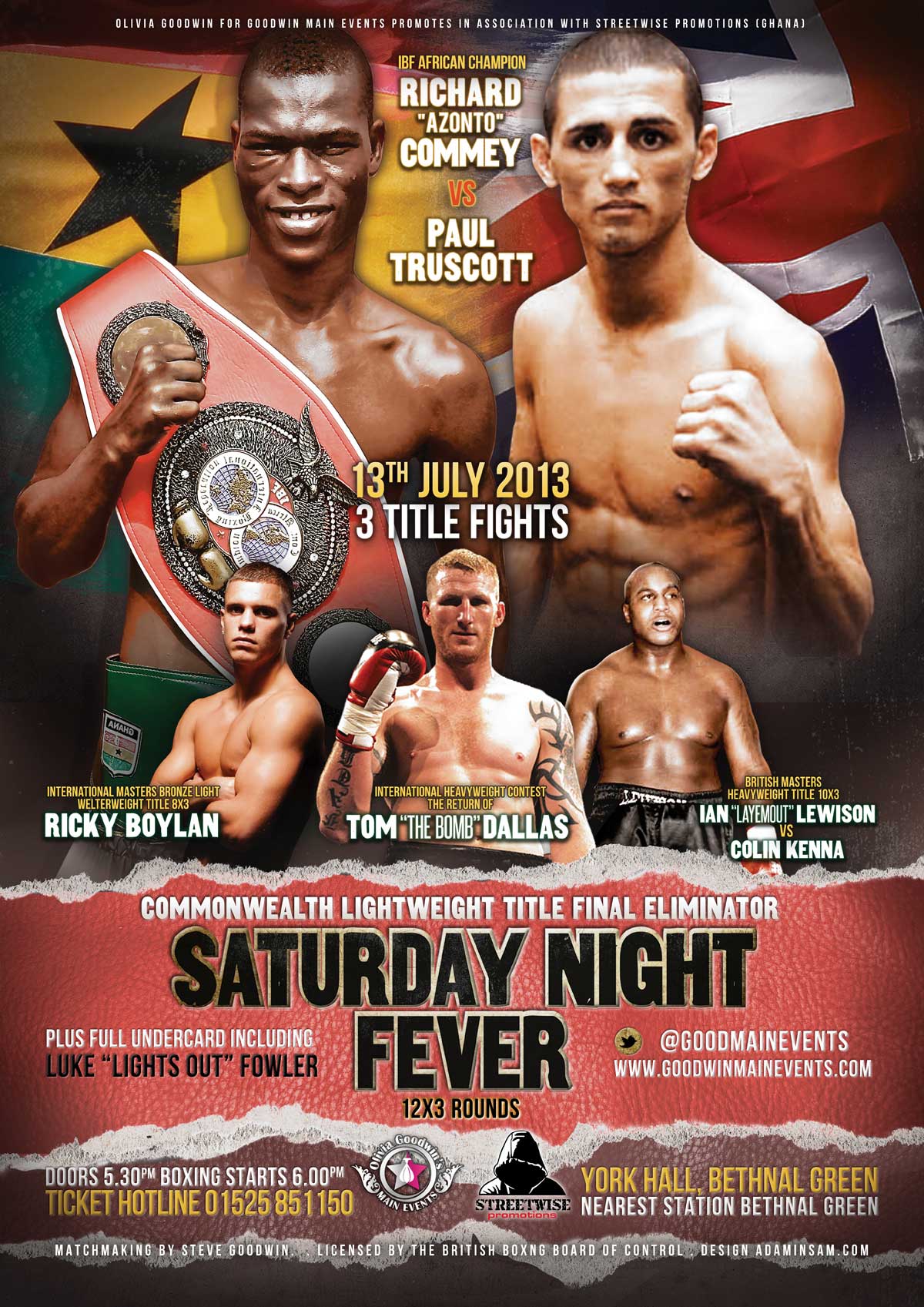 fever boxing poster design